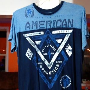 AMERICAN FIGHTER-- LARGE- TWO TONE BLUE